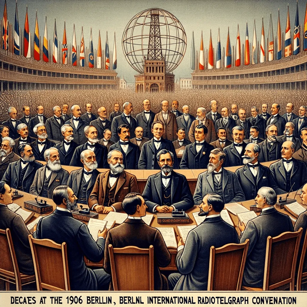 Delegates at the 1906 Radiotelegraph Convention