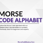 Morse Code Alphabet: Comprehensive Chart & Guide